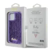 Husa Guess Sequin Script Logo pentru iPhone 12/12 Pro Purple