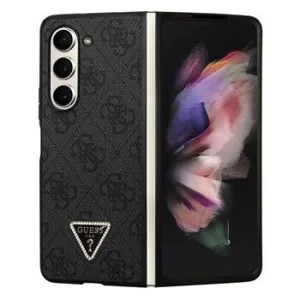 Husa Guess 4G PU Leather Triangle pentru Samsung Galaxy Z Fold 5 Black