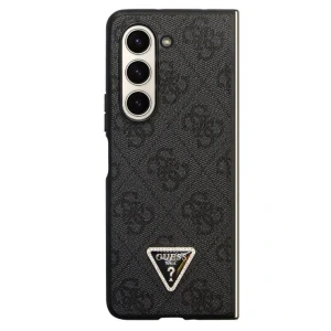 Husa Guess 4G PU Leather Triangle pentru Samsung Galaxy Z Fold 5 Black thumb