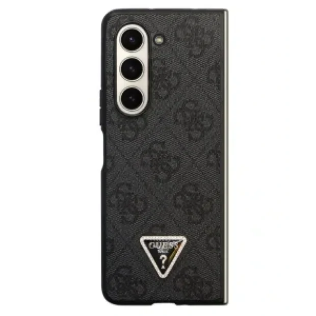 Husa Guess 4G PU Leather Triangle pentru Samsung Galaxy Z Fold 5 Black
