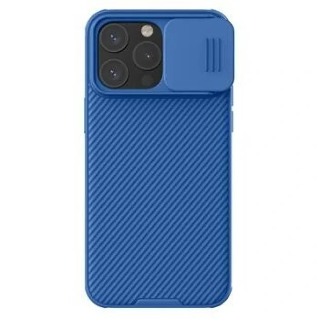 Husa Nillkin CamShield PRO pentru iPhone 15 Pro Max Blue