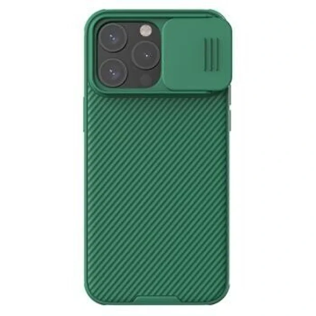 Husa Nillkin CamShield PRO pentru iPhone 15 Pro Max Deep Green