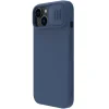 Husa Silicon Nillkin CamShield Silky pentru iPhone 15 Plus Midnight Blue