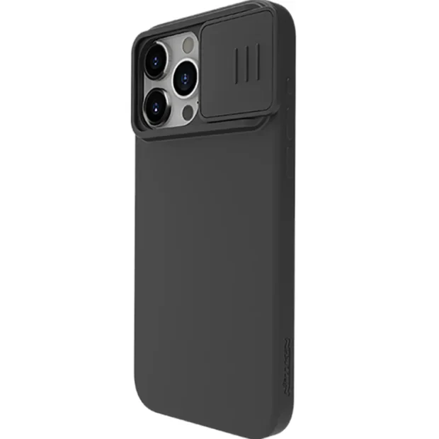 Husa Silicon Nillkin CamShield Silky pentru iPhone 15 Pro Black
