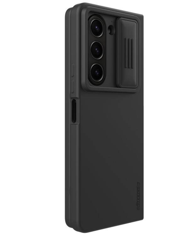 Husa Silicon Nillkin CamShield Silky pentru Samsung Galaxy Z Fold 5 Black thumb