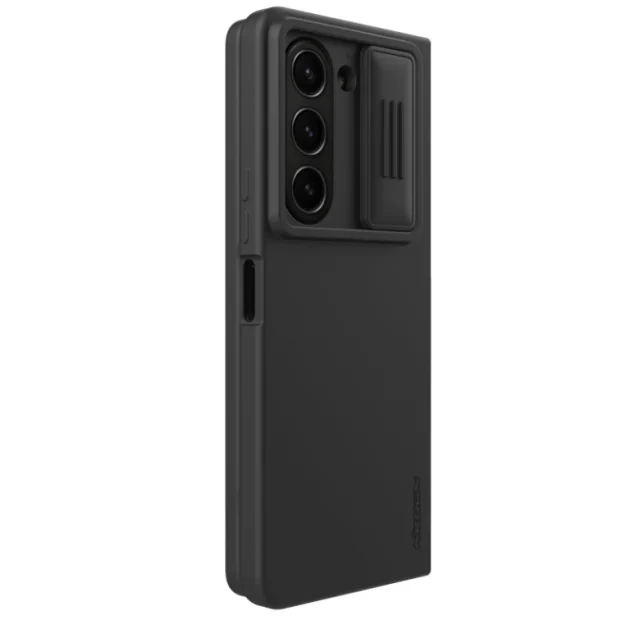 Husa Silicon Nillkin CamShield Silky pentru Samsung Galaxy Z Fold 5 Black