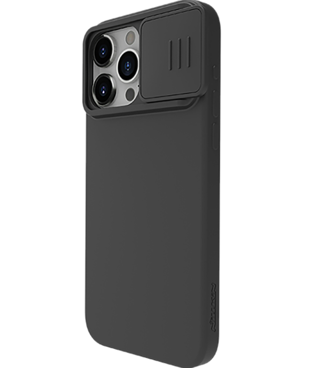 Husa Silicon Nillkin CamShield Silky Magnetic pentru iPhone 15 Pro Black thumb