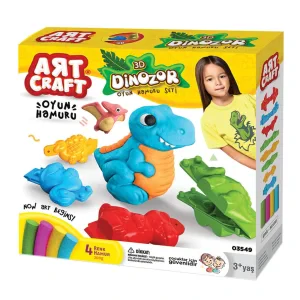 Art Craft Plastilina Set 3D Dinozaur