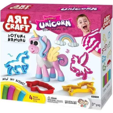 Art Craft Plastilina Set 3D Unicorn