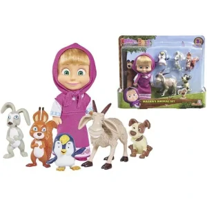 Set Papusa Masha si Animalele