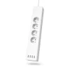 Prelungitor Hama WLAN Socket Strip 4-way Individually Switchable Overload Protection, 4-p 176574 Alb