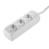 3-Way Power Strip, 1.4 m, white