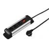 3-Way &quot;Pro-S 30S&quot; Power Strip, black/silver, 1.5 m