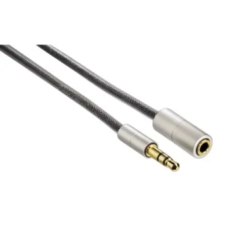 &quot;AluLine&quot; Extension Cable, 3.5 mm jack, plug - socket, stereo, 2 m