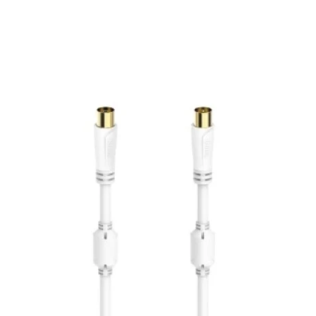 Antenna Cable, Coax Plug - Coax Socket, gold-plated, 0.75 m, 100 dB
