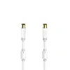 Antenna Cable, Coax Plug - Coax Socket, gold-plated, 10.0 m, 100 dB