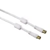 Antenna Cable, coax plug - coax socket, gold-plated, 5.0 m, 100 dB
