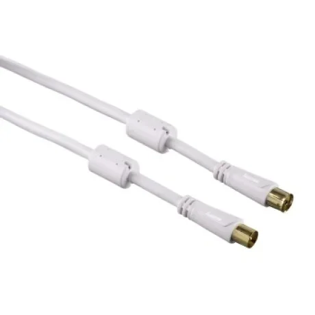 Antenna Cable, coax plug - coax socket, gold-plated, 5.0 m, 100 dB