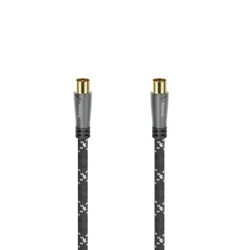 Antenna Cable, Coax Plug - Coax Socket, Metal, Gold-Plated, 5.0 m, 120 dB