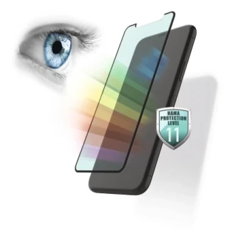 &quot;Anti-Bluelight+Anti-bact.&quot; 3D Full-Screen Prot. Glass for iPhone 12 mini