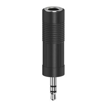 Audio Adapter, 3.5 mm Jack Plug - 6.3 mm Jack Socket, Stereo thumb