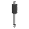 Audio Adapter, RCA Socket - 6.3 mm Mono Jack Plug