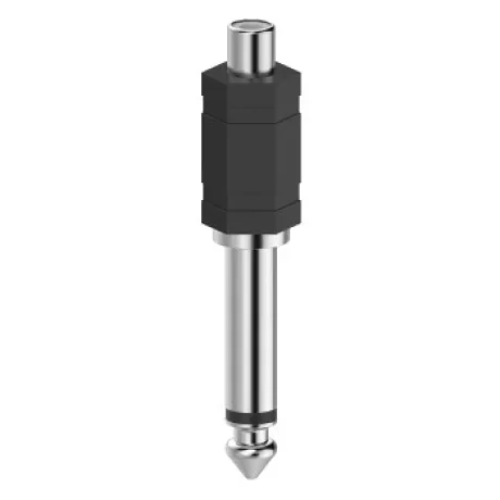 Audio Adapter, RCA Socket - 6.3 mm Mono Jack Plug