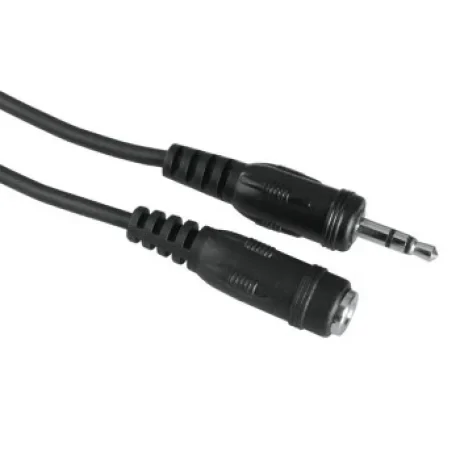 Audio Cable, 3.5 mm Jack Plug/Socket, Stereo, 2.5 m