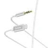 Audio Cable, Lightning - 3.5 mm Jack Plug, 1.0 m, white