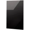 &quot;Belmuro&quot; Magnetic Glass Board, 45 x 80 cm, black