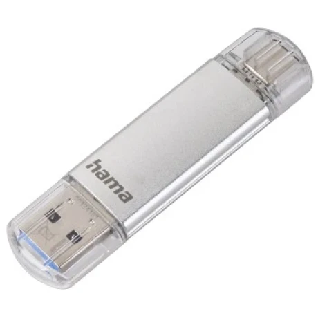 &quot;C-Laeta&quot; USB Stick, USB-C USB 3.1/3.0, 128 GB, 40 MB/s, silver