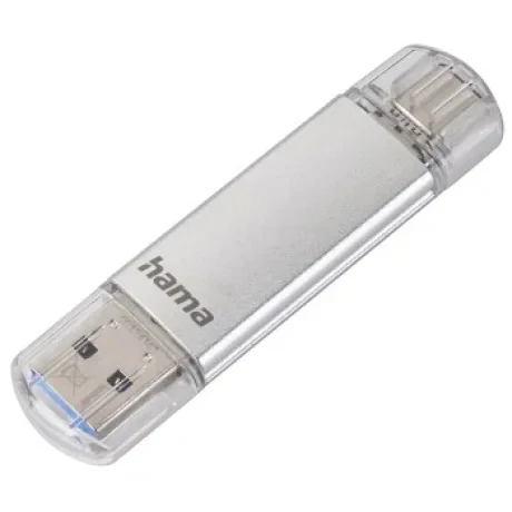 &quot;C-Laeta&quot; USB Stick, USB-C USB 3.1/3.0, 128 GB, 40 MB/s, silver