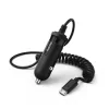 Car charger, micro-USB, 1 A, black