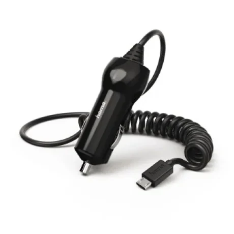 Car Charger, Micro-USB, 1.2 A, black