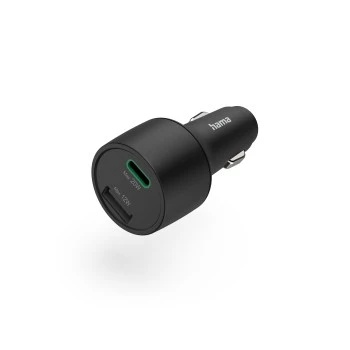 Car Charger, USB-C, USB-A, Power Delivery (PD)/Qualcommr, 32 W, Black thumb