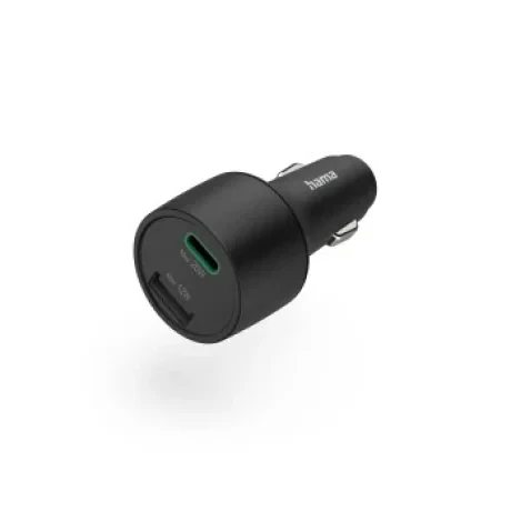 Car Charger, USB-C, USB-A, Power Delivery (PD)/Qualcommr, 32 W, Black