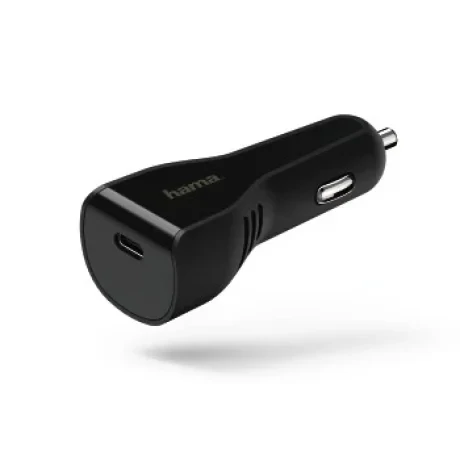 Car Charger, USB Type-C Port, Power Delivery (PD), 3A, black