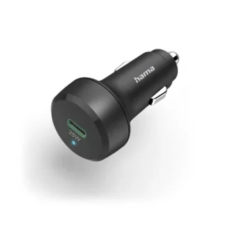 Car Quick Charger, USB-C, Power Delivery (PD) / Qualcommr, 25 W, black