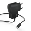 Charger, micro USB, 1 A, black
