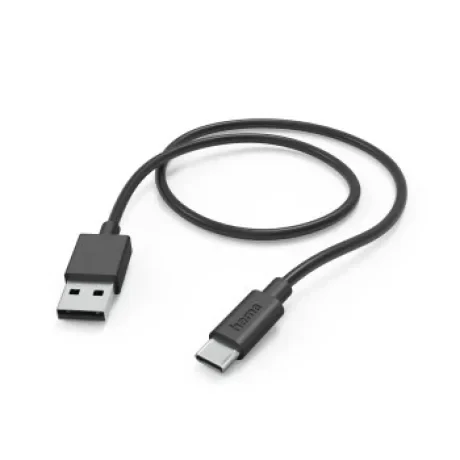 Charging Cable, USB-A - USB-C, 1 m, black