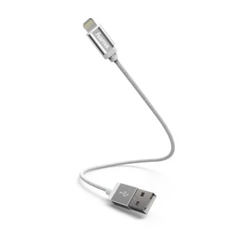 Charging/Data Cable, Lightning, 0.2 m, white thumb