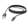 Charging/Data Cable, Lightning, 3 m, black