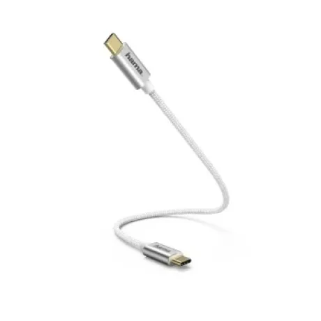 Charging/Data Cable, USB Type-C - USB Type-C, 0.2 m, white