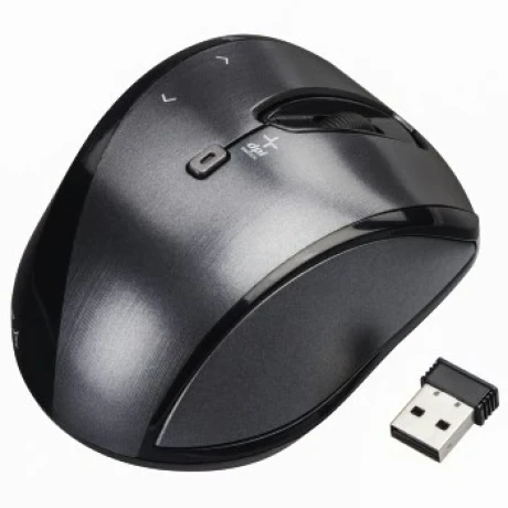&quot;Cuvio&quot; Compact Wireless Mouse, 2.4 GHz, anthracite