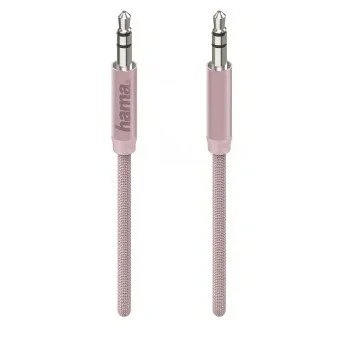 &quot;Design Line&quot; Audio Cable, aluminium, 1 m, rose