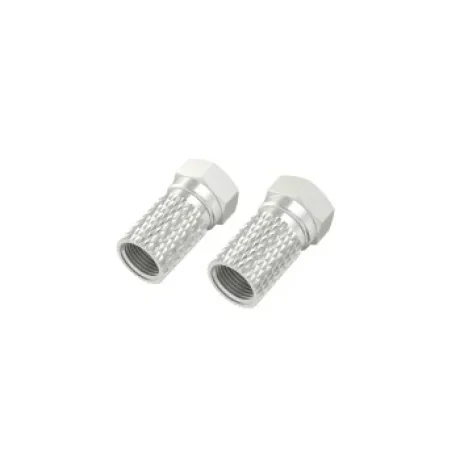 F-Plug, 6.8 mm, Screw-in, 2 Pcs