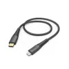 Fast Charging/Data Cable, USB-C - Lightning, 1.5 m, black