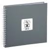 "Fine Art" Spiral Album, 28 x 24 cm, 50 White Pages, grey