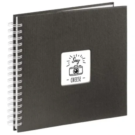 &quot;Fine Art&quot; Spiral Album, 28x24 cm, 50 white pages, black