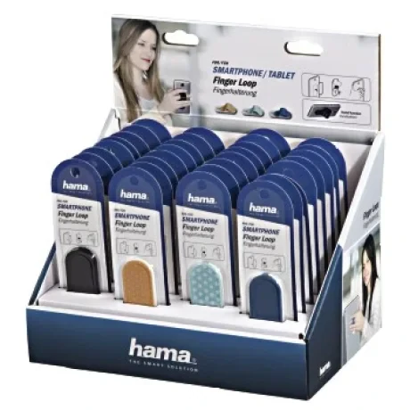 Finger Loop for Smartphone and Tablet, universal, 32 pieces/display box